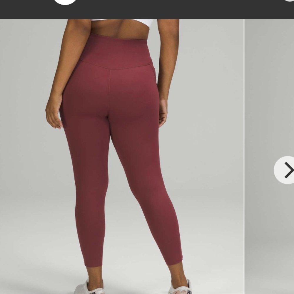 Lululemon Base Pace High-Rise Running Tight 25" Mulled Wine